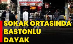 Sokak Ortasında Bastonlu Dayak