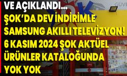 Ve Açıklandı… Şok’da Dev İndirimle Samsung Akıllı Televizyon! 6 Kasım 2024 Şok Aktüel Ürünler Kataloğunda Yok Yok