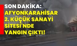 Son Dakika: Afyonkarahisar 2. Küçük Sanayi Sitesi'nde Yangın Çıktı!