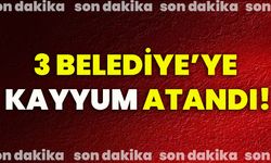 3 belediye’ye kayyum atandı!