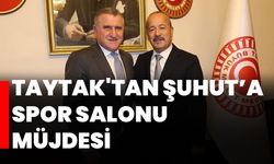 MHP Afyonkarahisar Milletvekili Mehmet Taytak'tan Şuhut’a Spor Salonu Müjdesi