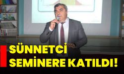 Sünnetci seminere katıldı!