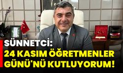 Sünnetci: 24 Kasım Öğretmenler Günü'nü kutluyorum!