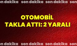 Otomobil takla attı: 2 yaralı