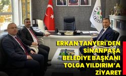 Afyonkarahisar İl Nüfus ve Vatandaşlık Müdürü Erkan Tanyeri'den Sinanpaşa Belediye Başkanı Tolga Yıldırım’a Ziyaret