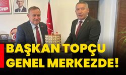 Başkan Topçu genel merkezde!