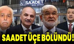 Saadet Üçe Bölündü!