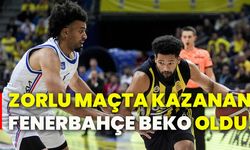 Zorlu maçta kazanan Fenerbahçe Beko oldu!