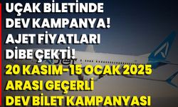 Uçak Biletinde Dev Kampanya! Ajet Fiyatları Dibe Çekti! 20 Kasım-15 Ocak 2025 Arası Geçerli Dev Bilet Kampanyası