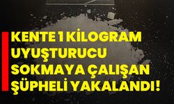 Kente 1 kilogram uyuşturucu sokmaya çalışan şüpheli yakalandı!