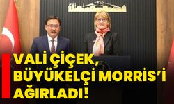 Vali Çiçek, Büyükelçi Morris’i ağırladı!