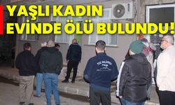 Yaşlı kadın evinde ölü bulundu!