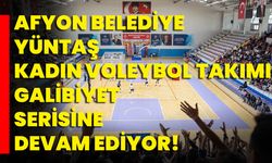 Afyon Belediye Yüntaş Kadın Voleybol Takımı Galibiyet Serisine Devam Ediyor!