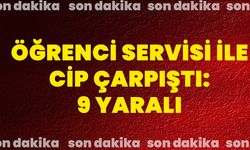 Öğrenci Servisi İle Cip Çarpıştı: 9 Yaralı