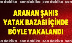 Aranan Şahıs Yatak Bazası İçinde Böyle Yakalandı