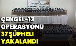 Çengel-13 Operasyonu: 37 Şüpheli Yakalandı