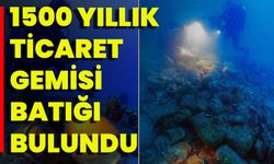 1500 Yıllık Ticaret Gemisi Batığı Bulundu