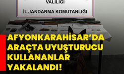 Afyonkarahisar’da araçta uyuşturucu kullananlar yakalandı!