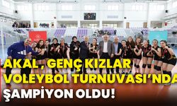 AKAL, genç kızlar voleybol turnuvası’nda şampiyon oldu!