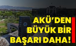 AKÜ’den büyük bir başarı daha!