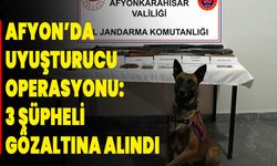 Afyon’da Uyuşturucu Operasyonu: 3 Şüpheli Gözaltına Alındı