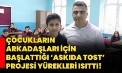 Çocukların arkadaşları için başlattığı ‘askıda tost’ projesi yürekleri ısıttı!