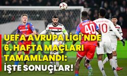 UEFA Avrupa Ligi'nde 6. hafta maçları tamamlandı: İşte sonuçlar!