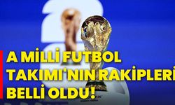 A Milli Futbol Takımı'nın rakipleri belli oldu!