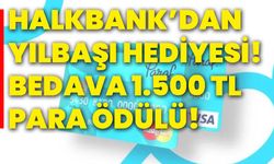 Halkbank’dan yılbaşı hediyesi! Bedava 1.500 TL para ödülü!