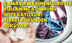 Çamaşır makinenizi böyle kullanınca ömrünü ikiye katlıyor! Kireci kökünden söküyor!