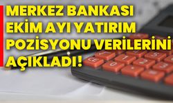 Merkez Bankası ekim ayı yatırım pozisyonu verilerini açıkladı!