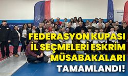 Federasyon Kupası İl Seçmeleri Eskrim Müsabakaları tamamlandı!