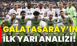 Galatasaray’ın ilk yarı analizi!