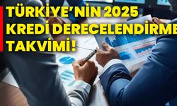 Türkiye’nin 2025 kredi derecelendirme takvimi!