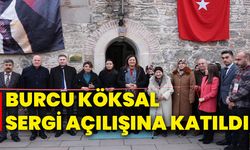 Burcu Köksal, sergi açılışına katıldı!