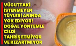 Vücuttaki İstenmeyen Tüyleri Anında Yok Ediyor! Doğal Yöntemle Cildi Tahriş Etmiyor Ve Kızartmıyor