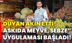 Duyan akın etti! askıda meyve, sebze uygulaması başladı!