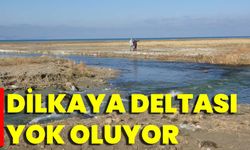 Dilkaya Deltası Yok Oluyor