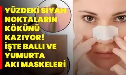 Yüzdeki siyah noktaların kökünü kazıyor! İşte ballı ve yumurta akı maskeleri