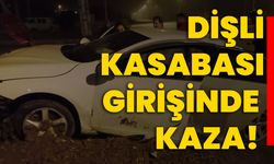 Dişli Kasabası girişinde kaza!