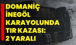 Domaniç-İnegöl karayolunda tır kazası: 2 yaralı