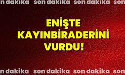 Enişte, kayınbiraderini vurdu!