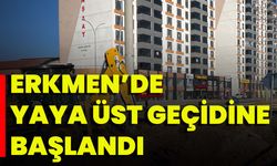 Erkmen’de Yaya Üst Geçidine Başlandı