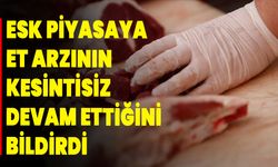 ESK Piyasaya Et Arzının Kesintisiz Devam Ettiğini Bildirdi