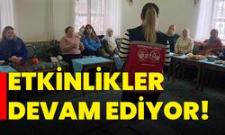 Etkinlikler devam ediyor!