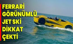 Ferrari Görünümlü Jet Ski Dikkat Çekti