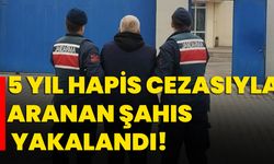 5 yıl hapis cezasıyla aranan şahıs yakalandı!