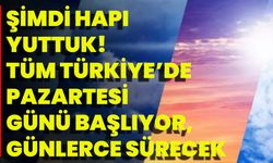 Şimdi Hapı Yuttuk! Tüm Türkiye’de Pazartesi Günü Başlıyor, Günlerce Sürecek