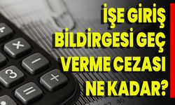 İşe Giriş Bildirgesi Geç Verme Cezası Ne Kadar?