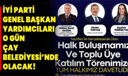 İYİ Parti Genel Başkan Yardımcıları, O Gün Çay Belediyesi’nde Olacak!